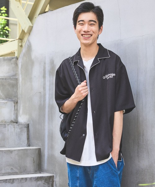 セール】ブランケットステッチシャツ（シャツ/ブラウス）｜niko and