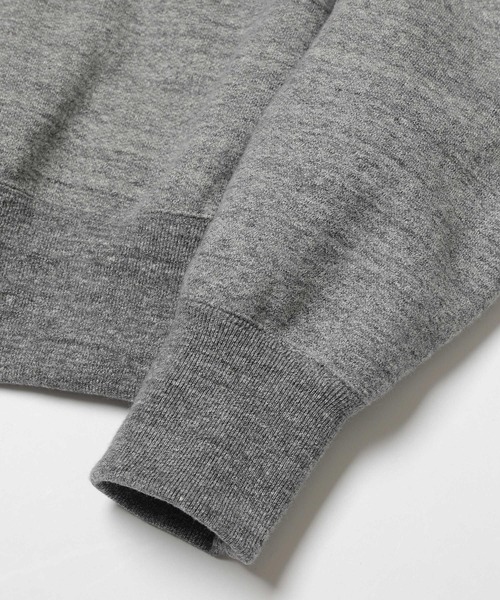 MR.OLIVE（ミスターオリーブ）の「FRENCH TERRY RAFFY COTTON / GUSSET YOKE SHIRT（スウェット・メンズ・杢グレー/オートミール・MEDIUM/LARGE）」の4枚目の写真