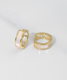 blackdia ocean シェルライン フープピアス