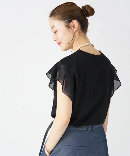 IENA（イエナ）の「シアースリーブプルオーバー（Tシャツ/カットソー