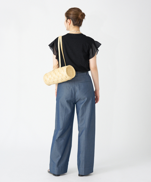 IENA（イエナ）の「シアースリーブプルオーバー（Tシャツ/カットソー・レディース・ホワイト/ブラック/グレー・FREE）」の17枚目の写真