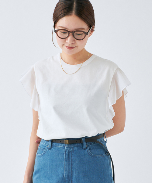 セール】シアースリーブプルオーバー（Tシャツ/カットソー