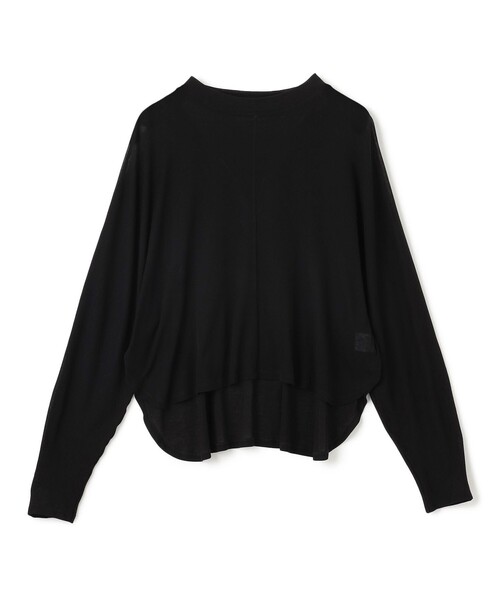 uncrave（アンクレイヴ）の「シアーハイツイストリブ ドルマントップス（Tシャツ/カットソー・レディース・ブラウン系/ホワイト系/ブラック系/グレー系・F）」の16枚目の写真