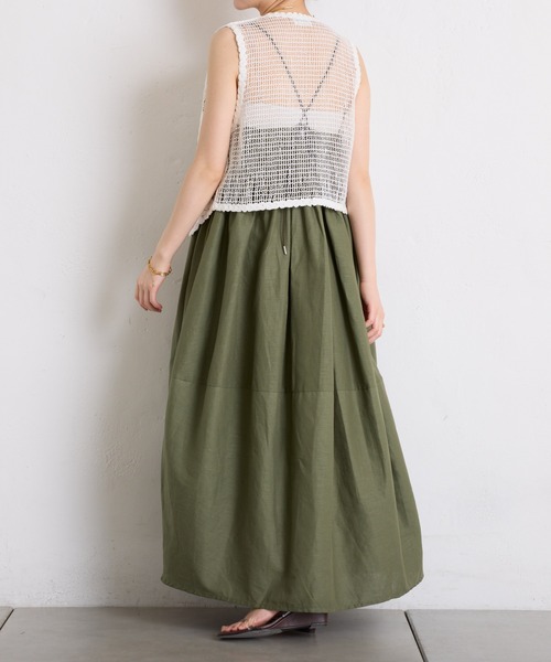 ADAWAS（アダワズ）の「ADAWAS/BALLOON DRESS（ワンピース・レディース・グリーン・36）」の11枚目の写真