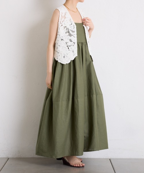 ADAWAS（アダワズ）の「ADAWAS/BALLOON DRESS（ワンピース・レディース・グリーン・36）」の12枚目の写真