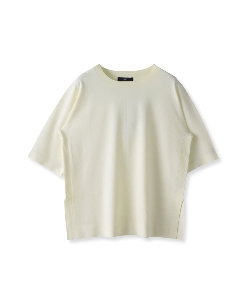 la.f…(ラエフ)の「Tシャツ風ニットプルオーバー≪手洗い可能≫(ニット/セーター・レディース・ホワイト/イエロー/ブルー/ブラック/ブルー系その他/グリーン/ボルドー・9号)」の16枚目の写真