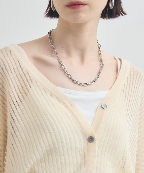 Paradise Picnic（パラダイスピクニック）の「メッシュドルマンカーデ（カーディガン/ボレロ・レディース・ブラック/ホワイト/ベージュ・FREE）」の13枚目の写真