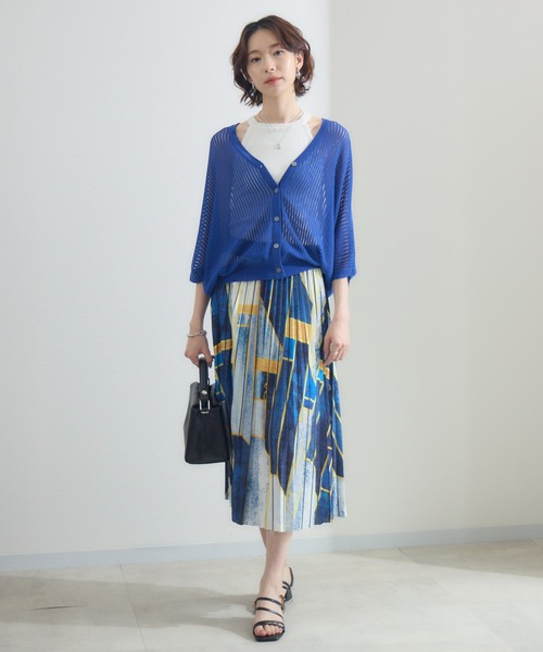 Paradise Picnic（パラダイスピクニック）の「メッシュドルマンカーデ（カーディガン/ボレロ・レディース・ブラック/ホワイト/ベージュ・FREE）」の4枚目の写真