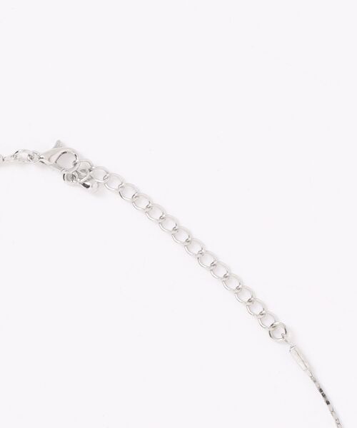 mysty woman（ミスティウーマン）の「メタルモチーフネックレス 495883（ネックレス・レディース・シルバー・FREE）」の8枚目の写真