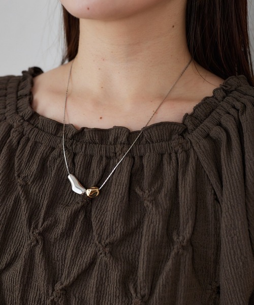mysty woman（ミスティウーマン）の「メタルモチーフネックレス 495883（ネックレス・レディース・シルバー・FREE）」の9枚目の写真