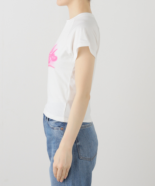 s/e/o(エスイーオー)の「【Geek Office/ギークオフィス】s/e/o/エスイーオー seoheads HEART AIRBRUSH T-SHIRT(Tシャツ/カットソー・レディース・バーガンディー・FREE)」の4枚目の写真