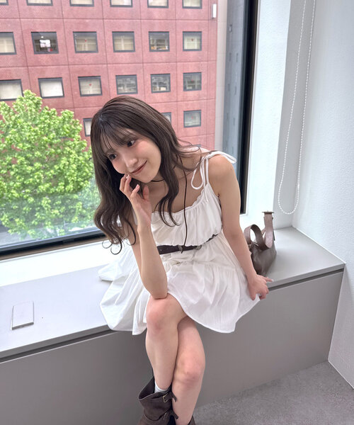 mline（エムライン）の「[mline]コットンレース キャミワンピ（ワンピース・レディース・オフホワイト・FREE）」の7枚目の写真