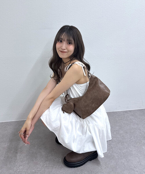 mline（エムライン）の「[mline]コットンレース キャミワンピ（ワンピース・レディース・オフホワイト・FREE）」の4枚目の写真