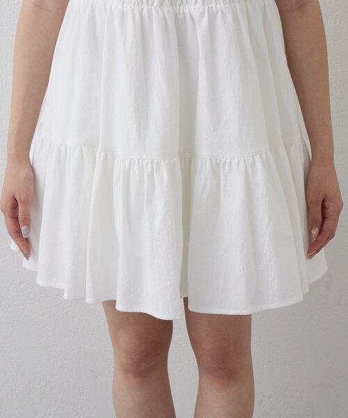 mline（エムライン）の「[mline]コットンレース キャミワンピ（ワンピース・レディース・オフホワイト・FREE）」の20枚目の写真