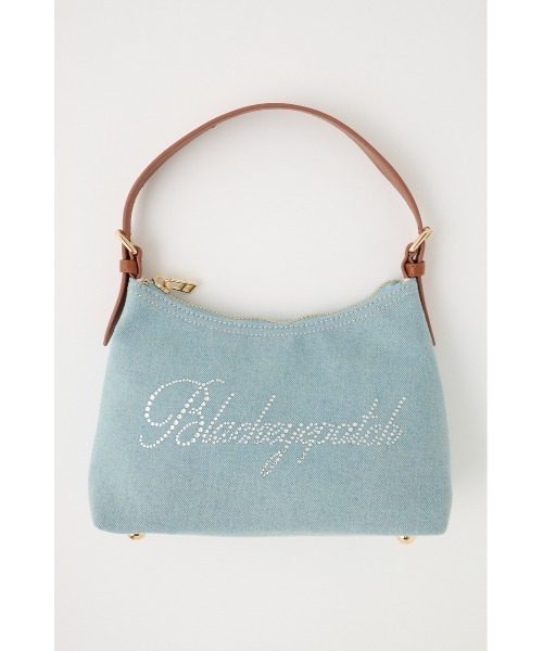 MOUSSY（マウジー）の「BEP HEART RHINESTONE バッグ（ショルダーバッグ・レディース・ライトブルー・FREE）」の6枚目の写真