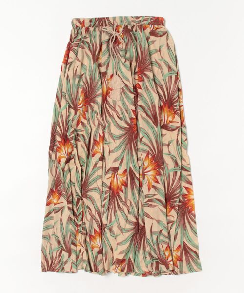 Kahiko(カヒコ)の「【Kahiko】カイルアロングスカート(スカート・レディース・ブラック/ホワイト/ネイビー/ベージュ/ターコイズブルー・FREE)」の4枚目の写真