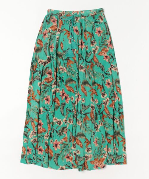 Kahiko(カヒコ)の「【Kahiko】カイルアロングスカート(スカート・レディース・ブラック/ホワイト/ネイビー/ベージュ/ターコイズブルー・FREE)」の1枚目の写真