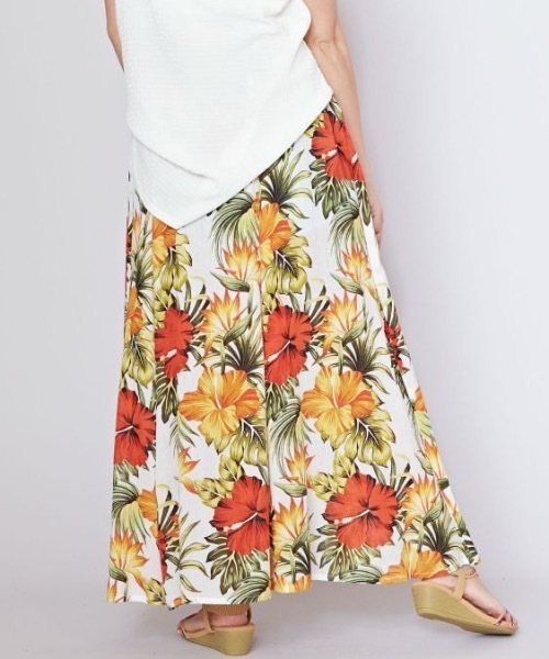 Kahiko(カヒコ)の「【Kahiko】カイルアロングスカート(スカート・レディース・ブラック/ホワイト/ネイビー/ベージュ/ターコイズブルー・FREE)」の10枚目の写真