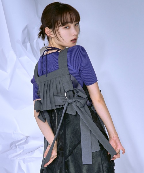 Ribbon noir 2way プリーツメロウハーネス（ベルト）｜Ezick