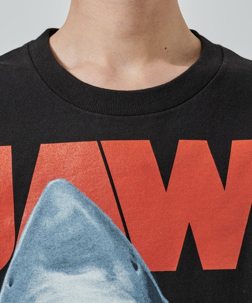 F-LAGSTUF-F（フラグスタフ）の「JAWS  DONT GO TEE（Tシャツ/カットソー・メンズ・ブラック・L/M）」の10枚目の写真