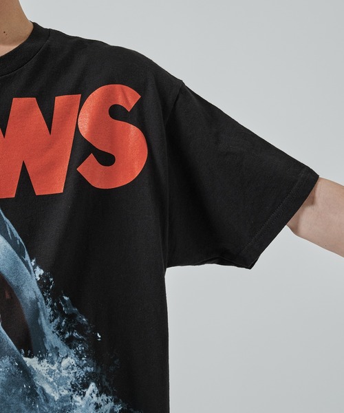 F-LAGSTUF-F（フラグスタフ）の「JAWS  DONT GO TEE（Tシャツ/カットソー・メンズ・ブラック・L/M）」の12枚目の写真