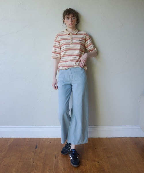 Lil Ambition(リルアンビション)の「ライトデニムパンツ(デニムパンツ・レディース・ブラック/ライトブルー・S/M)」の3枚目の写真