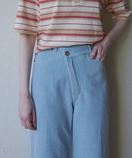 Lil Ambition(リルアンビション)の「ライトデニムパンツ(デニムパンツ・レディース・ブラック/ライトブルー・S/M)」の6枚目の写真