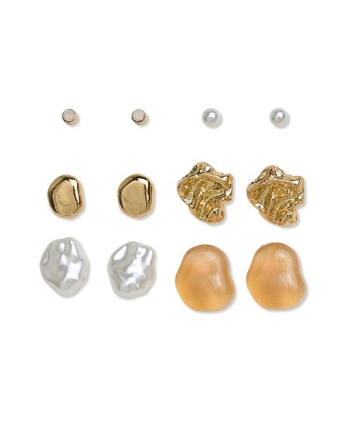 【新品未使用】アルベロベロ　ピアスセット‼︎ 凛 RIN ボディピアス 軟骨 16G オーロラ シンプル セカンド