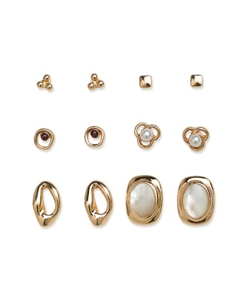 【新品未使用】アルベロベロ　ピアスセット‼︎ 凛 RIN ボディピアス 軟骨 16G オーロラ シンプル セカンド