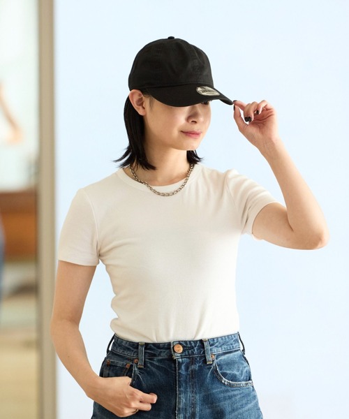 MICA&DEAL(マイカ&ディール)の「【MICA×NEW ERA/マイカ×ニューエラ】コットンキャップ(キャップ・レディース・ブラック・フリー)」の7枚目の写真