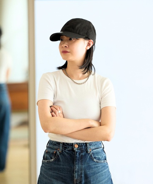 MICA&DEAL(マイカ&ディール)の「【MICA×NEW ERA/マイカ×ニューエラ】コットンキャップ(キャップ・レディース・ブラック・フリー)」の9枚目の写真