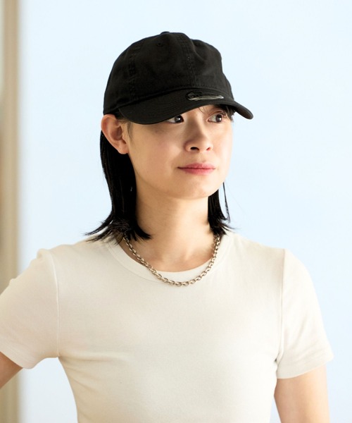 MICA&DEAL(マイカ&ディール)の「【MICA×NEW ERA/マイカ×ニューエラ】コットンキャップ(キャップ・レディース・ブラック・フリー)」の6枚目の写真