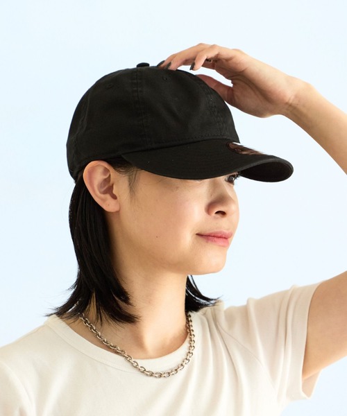 MICA&DEAL(マイカ&ディール)の「【MICA×NEW ERA/マイカ×ニューエラ】コットンキャップ(キャップ・レディース・ブラック・フリー)」の3枚目の写真