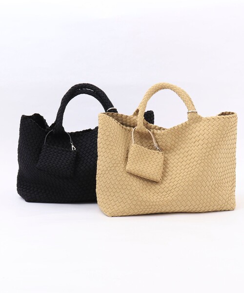 NOLLEY’S（ノーリーズ）の「メッシュトートLL（トートバッグ・レディース・ベージュ/ブラック・FREE）」の10枚目の写真