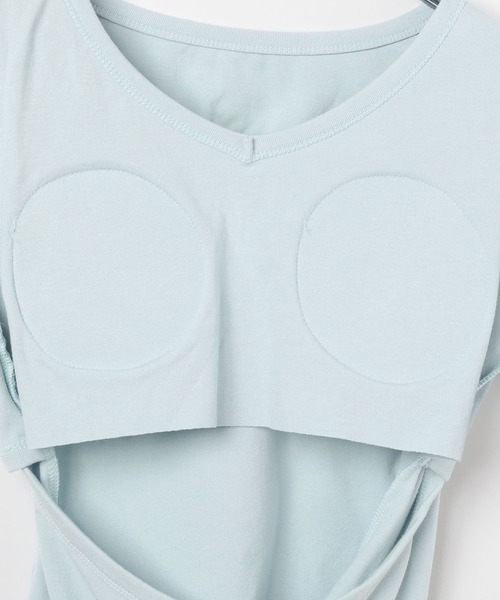 3.3 Field Trip （3.3フィールドトリップ）の「3.3 Field Trip／バックリボンVネックT（カップ付き）（Tシャツ/カットソー・レディース・ブラック/ブルー/ホワイト・FREE）」の11枚目の写真