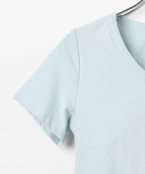 3.3 Field Trip （3.3フィールドトリップ）の「3.3 Field Trip／バックリボンVネックT（カップ付き）（Tシャツ/カットソー・レディース・ブラック/ブルー/ホワイト・FREE）」の14枚目の写真