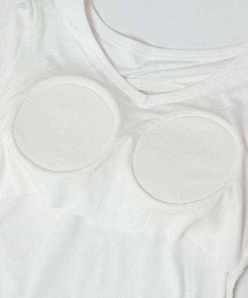 3.3 Field Trip （3.3フィールドトリップ）の「3.3 Field Trip／バックリボンVネックT（カップ付き）（Tシャツ/カットソー・レディース・ブラック/ブルー/ホワイト・FREE）」の15枚目の写真