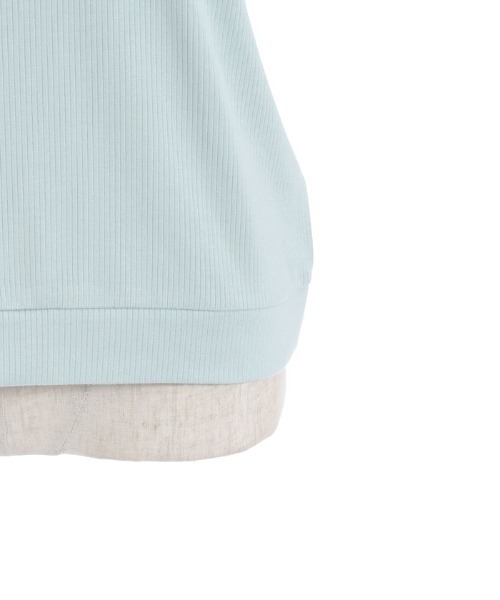 axes femme（アクシーズファム）の「チュール×刺繍フレア袖プルオーバー（Tシャツ/カットソー・レディース・キナリ/イエロー/ネイビー/ミント・FREE）」の21枚目の写真