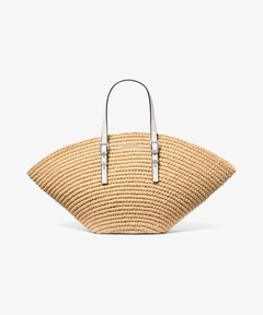 Ines Bressand カゴバック　レザーハンドバッグ　ラフィア INES BRESSAND | レディース | 三越伊勢丹オンラインストア