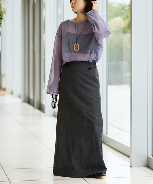 イエナ IENA LA BOUCLE 24AW フリルブラウス シャツ 長袖 カーキ 24051914369040 /YM レディース イエナ IENA LA BOUCLE 24AW フリルブラウス シャツ 長袖 カーキ