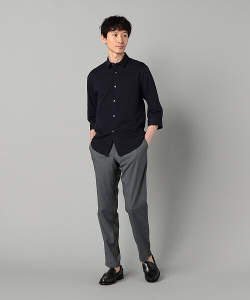 COMME CA MEN（コムサメン）の「【吸水速乾・接触冷感】石川織りCOOL MOTIONコットンドビーストレッチ スリムパンツ（その他パンツ・メンズ・ブラック/グレー/チャコールグレー・S/L/M/XL）」の6枚目の写真
