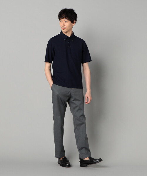 COMME CA MEN（コムサメン）の「【吸水速乾・接触冷感】石川織りCOOL MOTIONコットンドビーストレッチ スリムパンツ（その他パンツ・メンズ・ブラック/グレー/チャコールグレー・S/L/M/XL）」の7枚目の写真