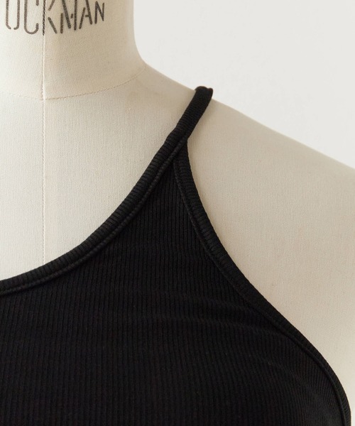 ROOPTOKYO(ループトウキョウ)の「One-shoulder camisole / カップ付き ワンショルダー 華奢ストラップ キャミソール(キャミソール・レディース・ホワイト/グレー/ブラック・FREE)」の6枚目の写真