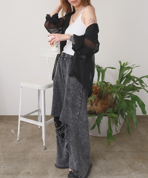 ROOPTOKYO(ループトウキョウ)の「One-shoulder camisole / カップ付き ワンショルダー 華奢ストラップ キャミソール(キャミソール・レディース・ホワイト/グレー/ブラック・FREE)」の16枚目の写真
