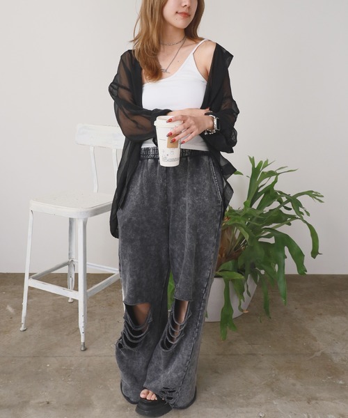 ROOPTOKYO(ループトウキョウ)の「One-shoulder camisole / カップ付き ワンショルダー 華奢ストラップ キャミソール(キャミソール・レディース・ホワイト/グレー/ブラック・FREE)」の15枚目の写真