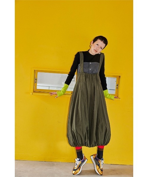 ★OMMO キルティング バルーンワンピース★ OMMO（オーエムエムオー）の「QUILTING BALLOON OP（ワンピース）」 - WEAR