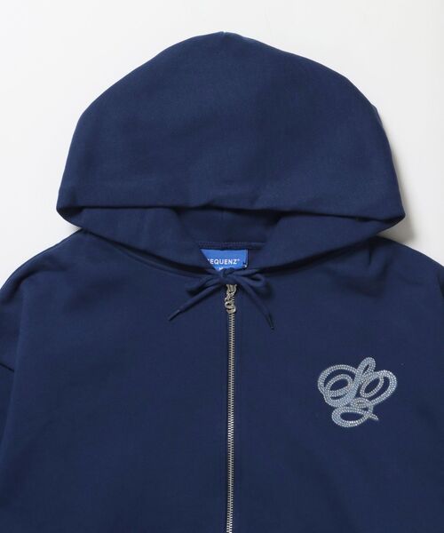 【さ】STONE  ネイビー フルジップパーカー STONE ISLAND ネイビー フルジップパーカー