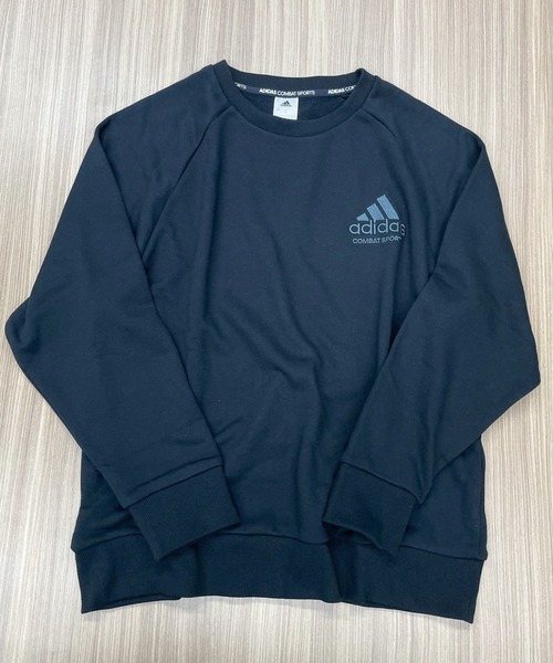 ADDITION STORE（アディションストア）の「【ADDITION STORE】アディダス コンバットスポーツ ロゴ刺繍クルーネックスウェット(ミニ裏毛）（スウェット・レディース・チャコールグレー/グリーン/ブラック・MEDIUM/LARGE）」の10枚目の写真