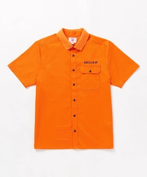 VOLCOM(ボルコム)の「【VOLCOM/ボルコム】Tokyo True Featured Artist Yusuke Pocket Short Sleeve Shirt/バックグラフィックプリント半袖シャツ(シャツ/ブラウス・メンズ・オレンジ・MEDIUM/LARGE/X-LARGE)」の13枚目の写真