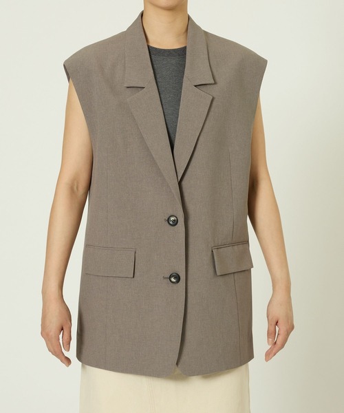 BABYLONE（バビロン）の「テーラーカラージレ（その他アウター・レディース・ボルドー/グレー・フリー）」の3枚目の写真